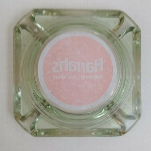 Vintage Harrah's Casino Reno And Lake Tahoe Square Glass Ashtray Orange Logo - Picture 2 of 2